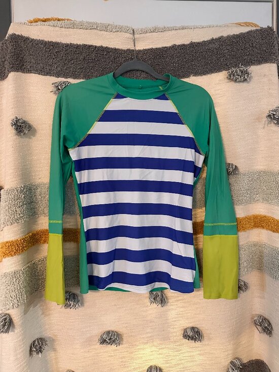 Prana Other - prAna Women's Lorelei Long-Sleeve Colorblock Striped Rash Guard